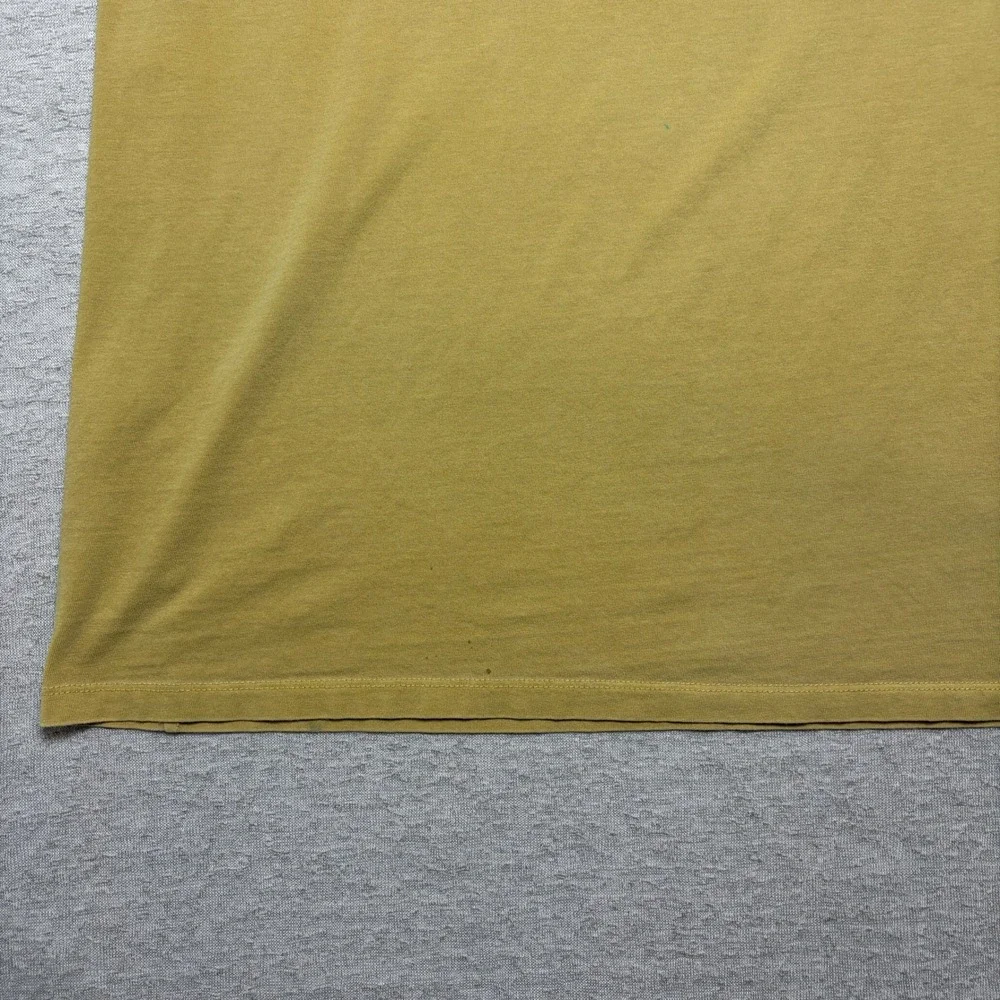 Mens Tshirt XL Yellow Hilo Hawaii Pocket Souvenir Tropical Cotton Tee